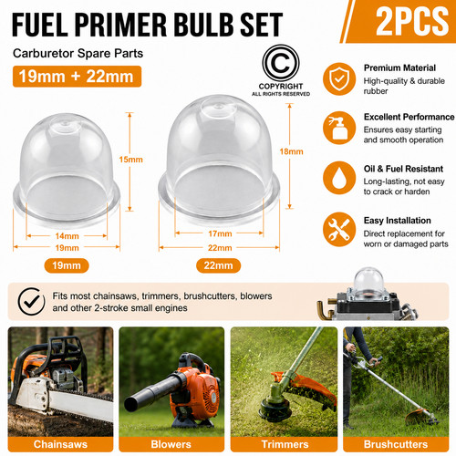 Fuel primer bulbs - fuel, for